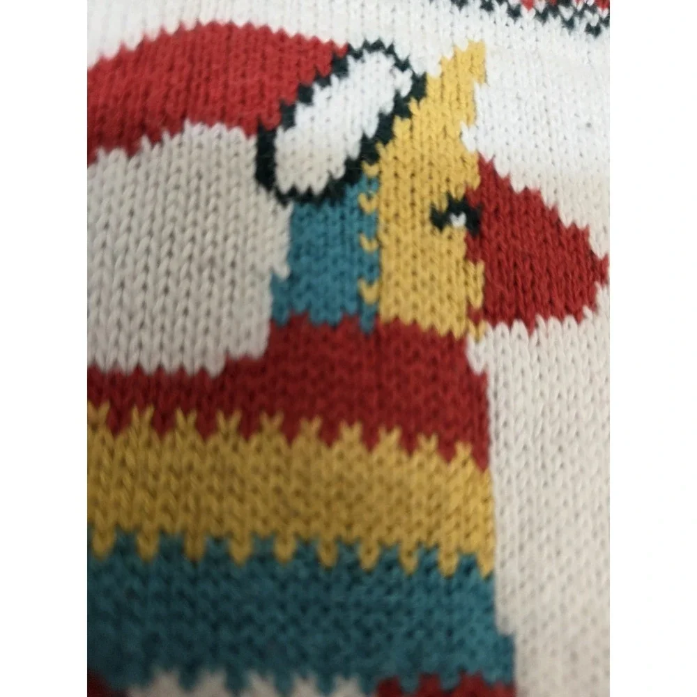 St. John's Bay Sweater‎ Mens Small Multicolor Donkey Christmas Ugly Pullover